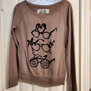 Papaya brown sweatshirt